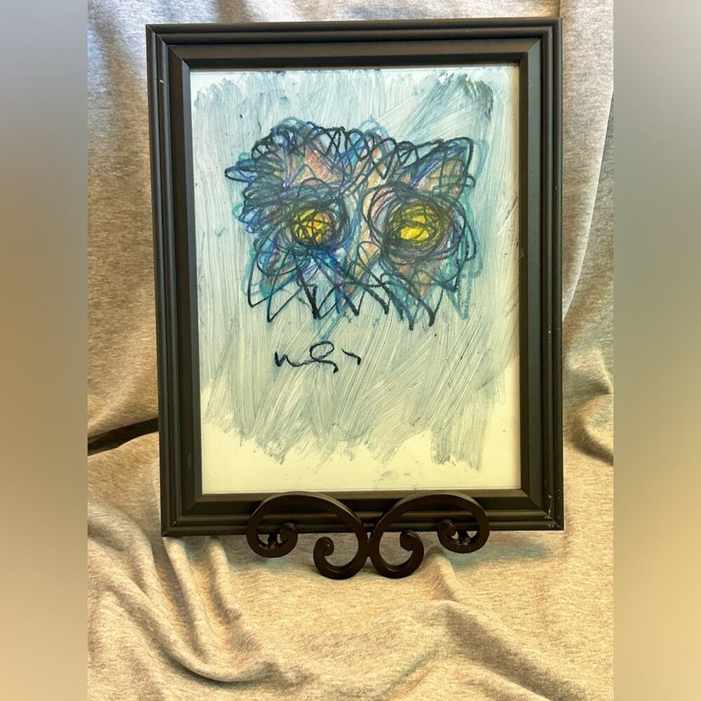 Wayne Cunningham original Neo-expressionism abstract artwork signed wall art